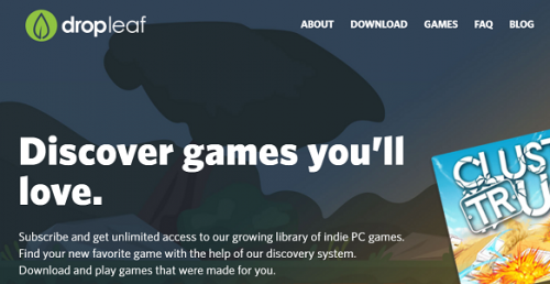 Dropleaf — новая платформа для инди игр