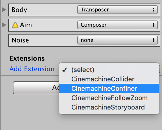 cinemachine confiner