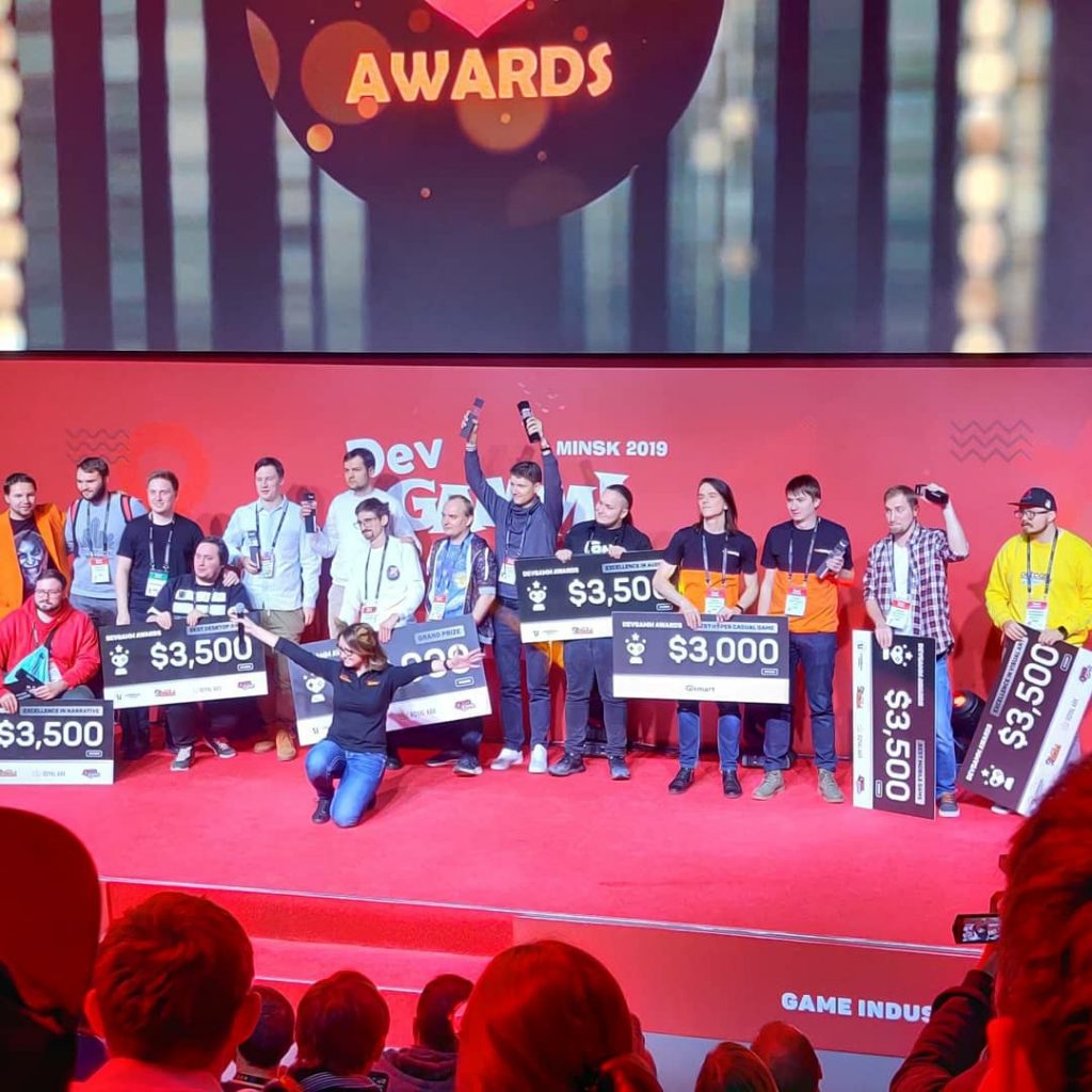 Победители в номинациях DevGAMM Awards 2019 в Минске