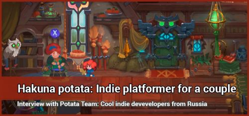 Hakuna potata: Indie platformer for a couple