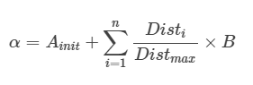 Формула для подсчета смещения в текстуре силового щита