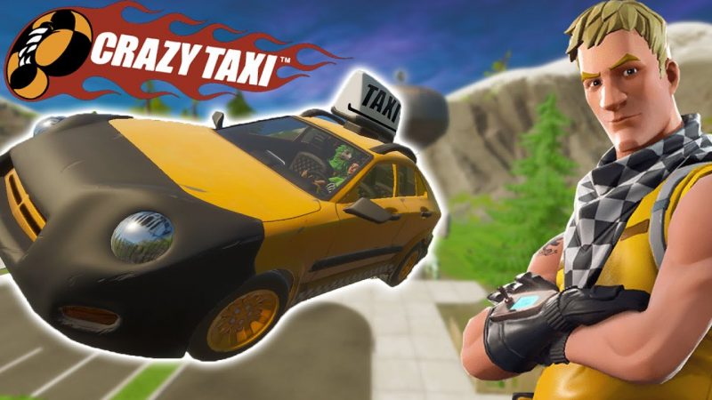 В Fortnite временно можно погонять на такси