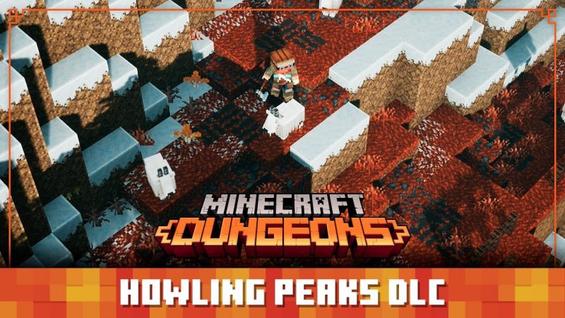 Релизный трейлер дополнения Howling Peaks для Minecraft Dungeons